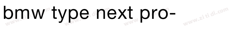 bmw type next pro字体转换
